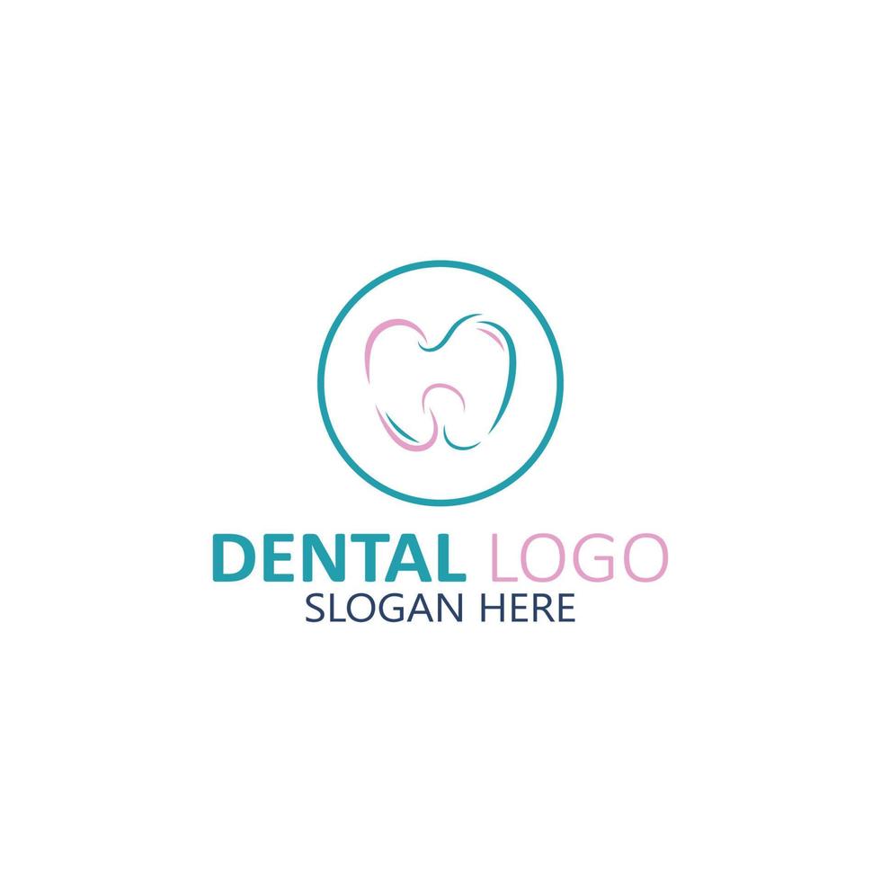 illustrazione vettoriale del modello di logo dentale