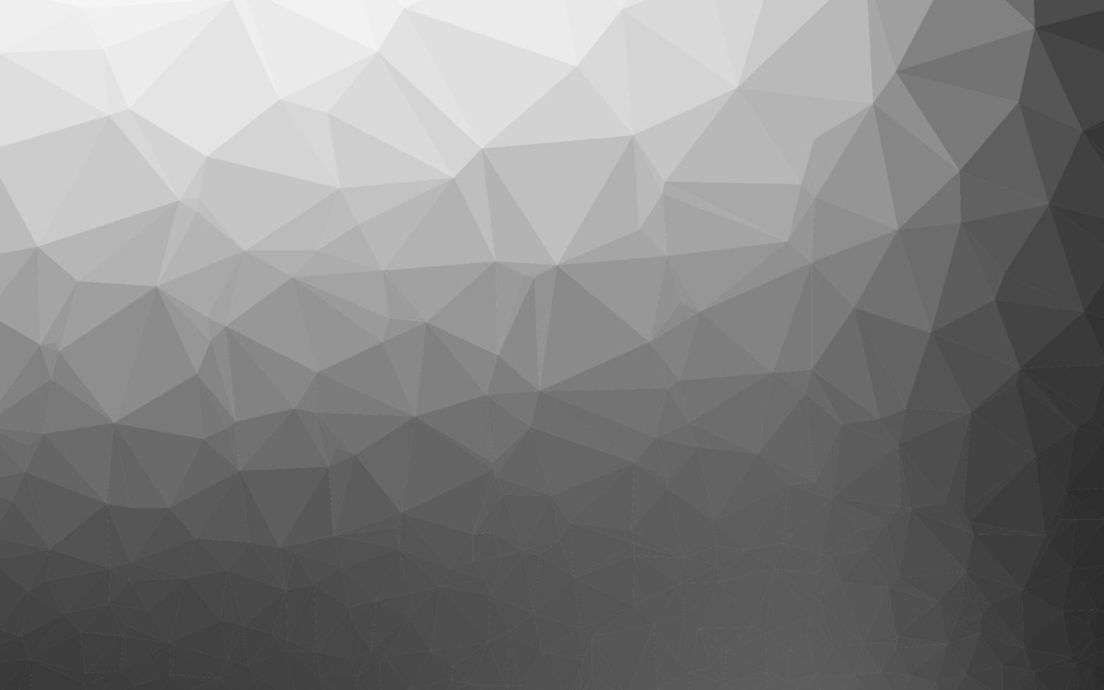 copertina poligonale astratta vettoriale argento chiaro, grigio.