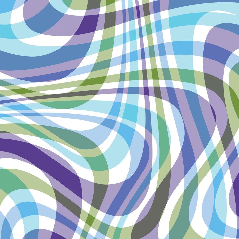 mod blu viola verde ondulato astratto plaid sfondo vettoriale pattern.eps