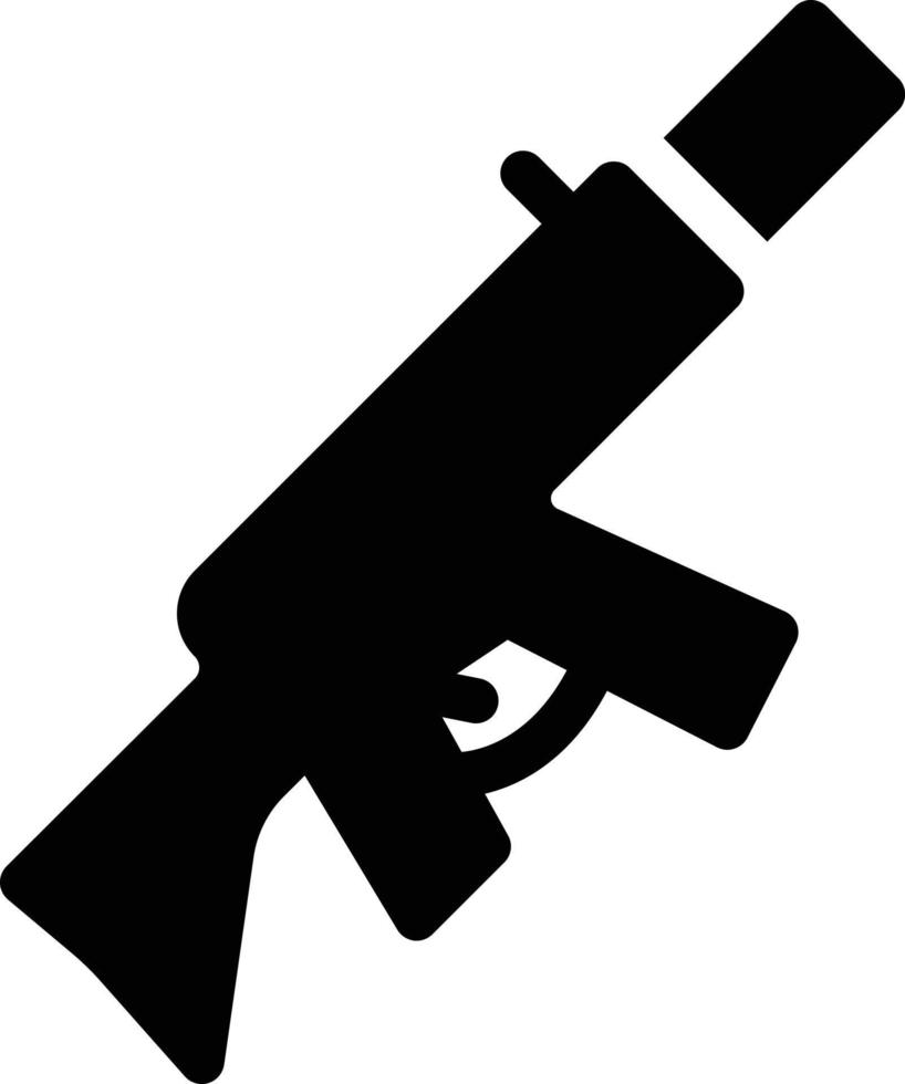 illustrazione vettoriale del fucile su uno sfondo. simboli di qualità premium. icone vettoriali per il concetto e la progettazione grafica.