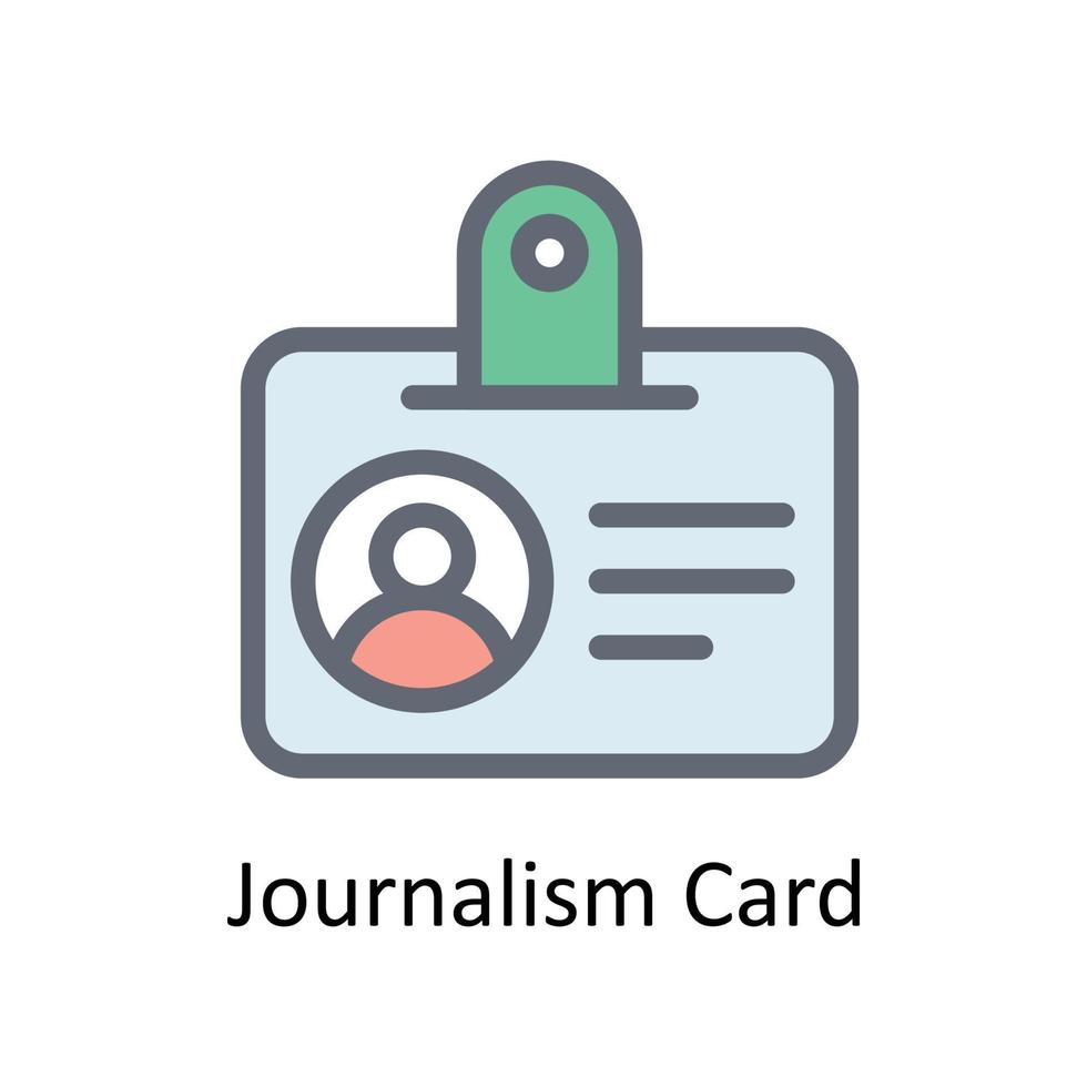 giornalismo carta vettore riempire schema icone. semplice azione illustrazione azione