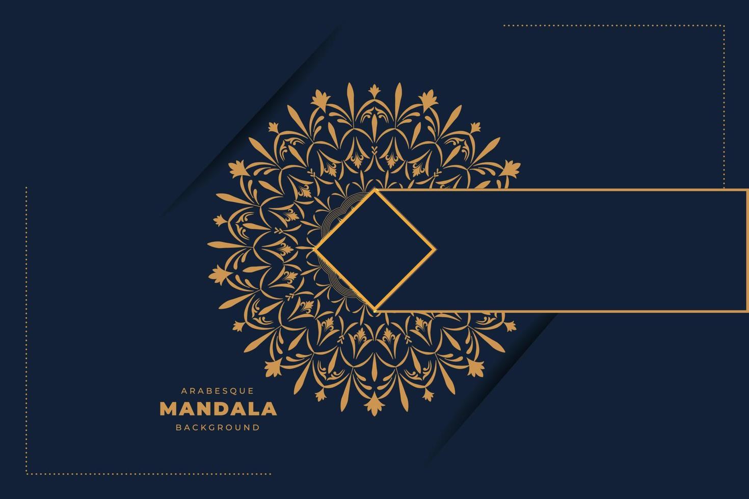 mandala con un' lusso astratto sfondo. decorativo mandala design per il coperchio, carta, Stampa, manifesto, striscione, opuscolo, invito vettore