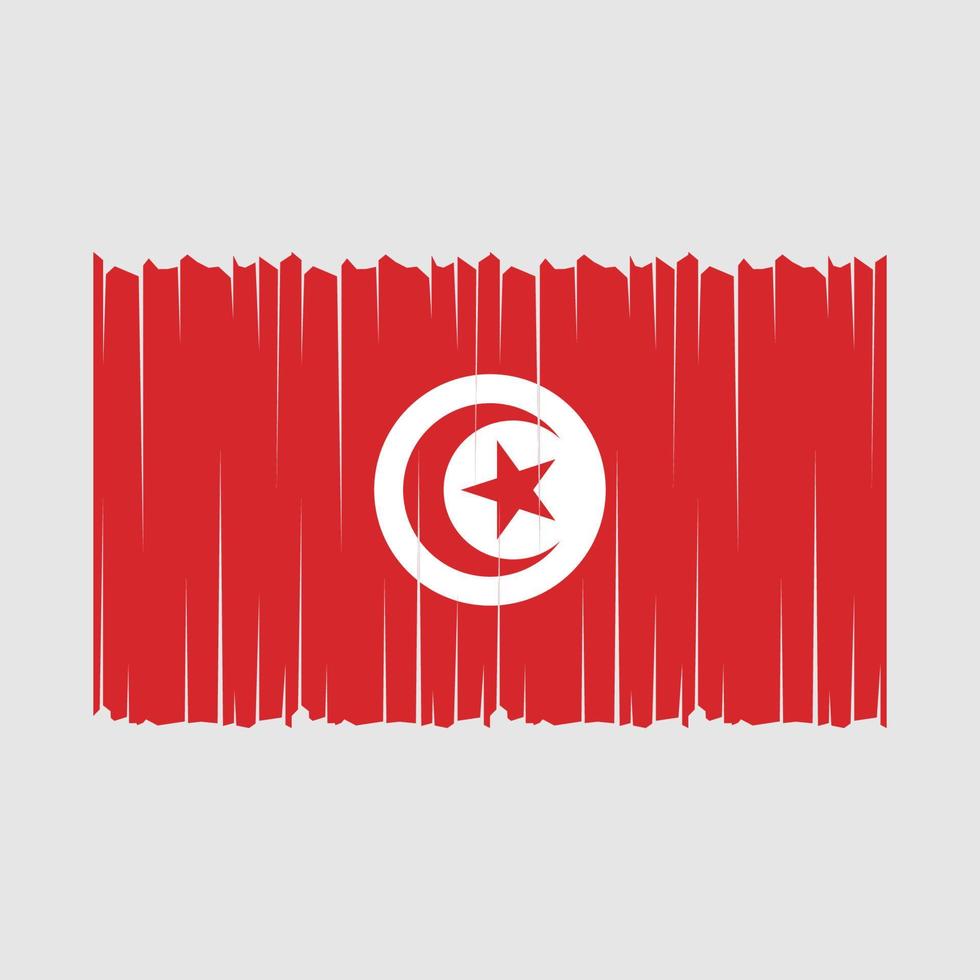 tunisia bandiera vettore illustrazione