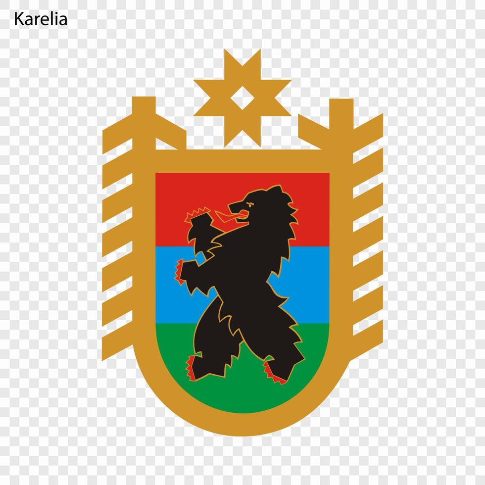 emblema di Provincia di Russia vettore