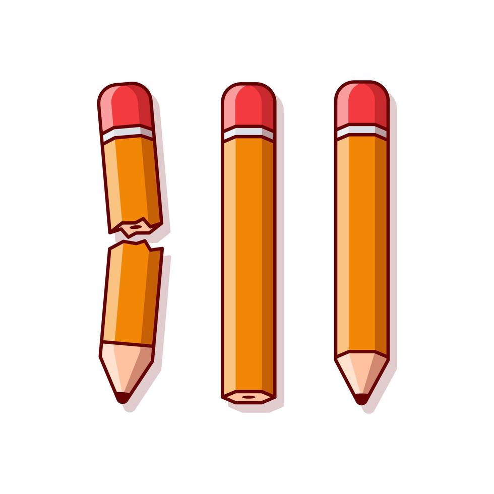 matita collezione vettore illustrazione design