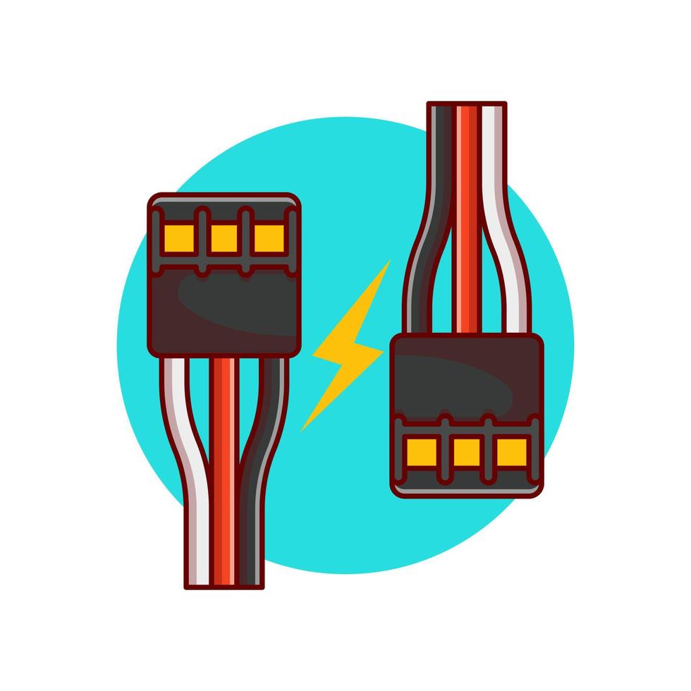 ethernet connettore cavo vettore illustrazione design