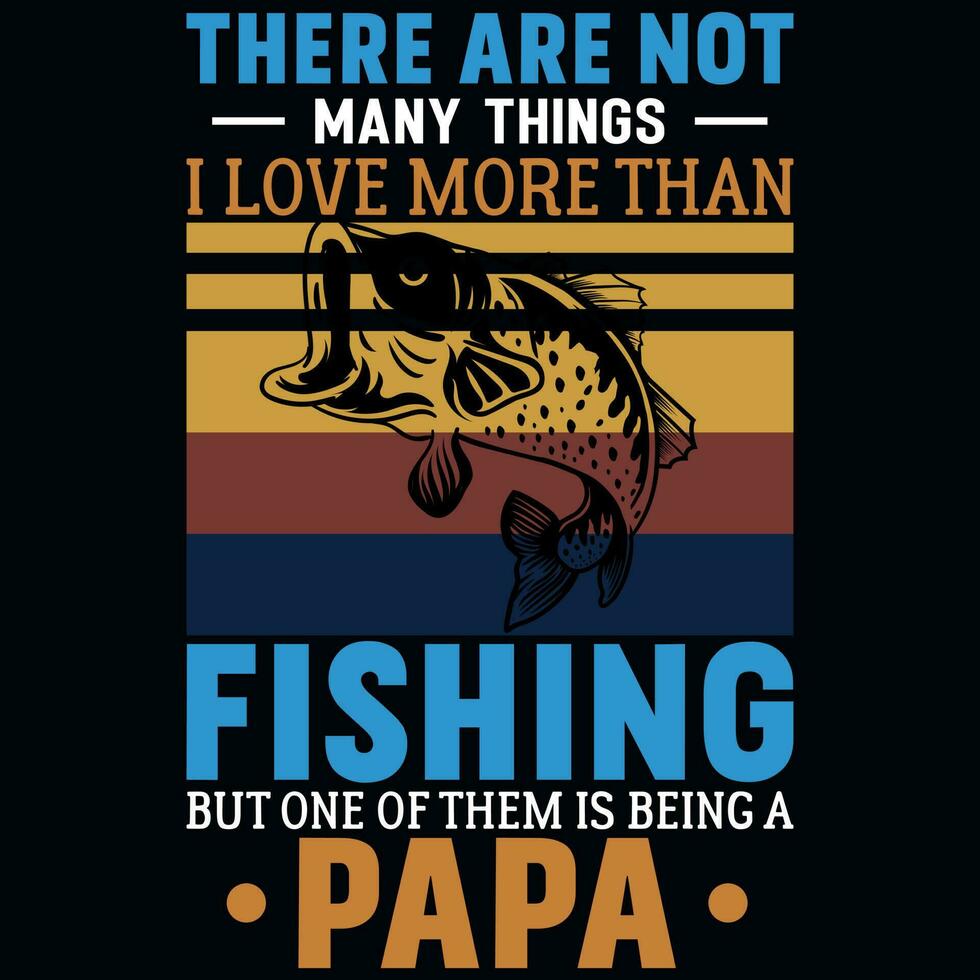 pesca tipografico grafica maglietta design vettore