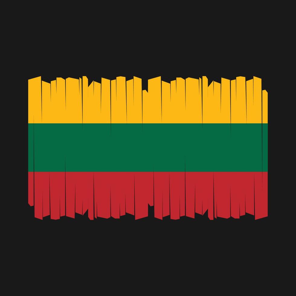 vettore di bandiera lituania
