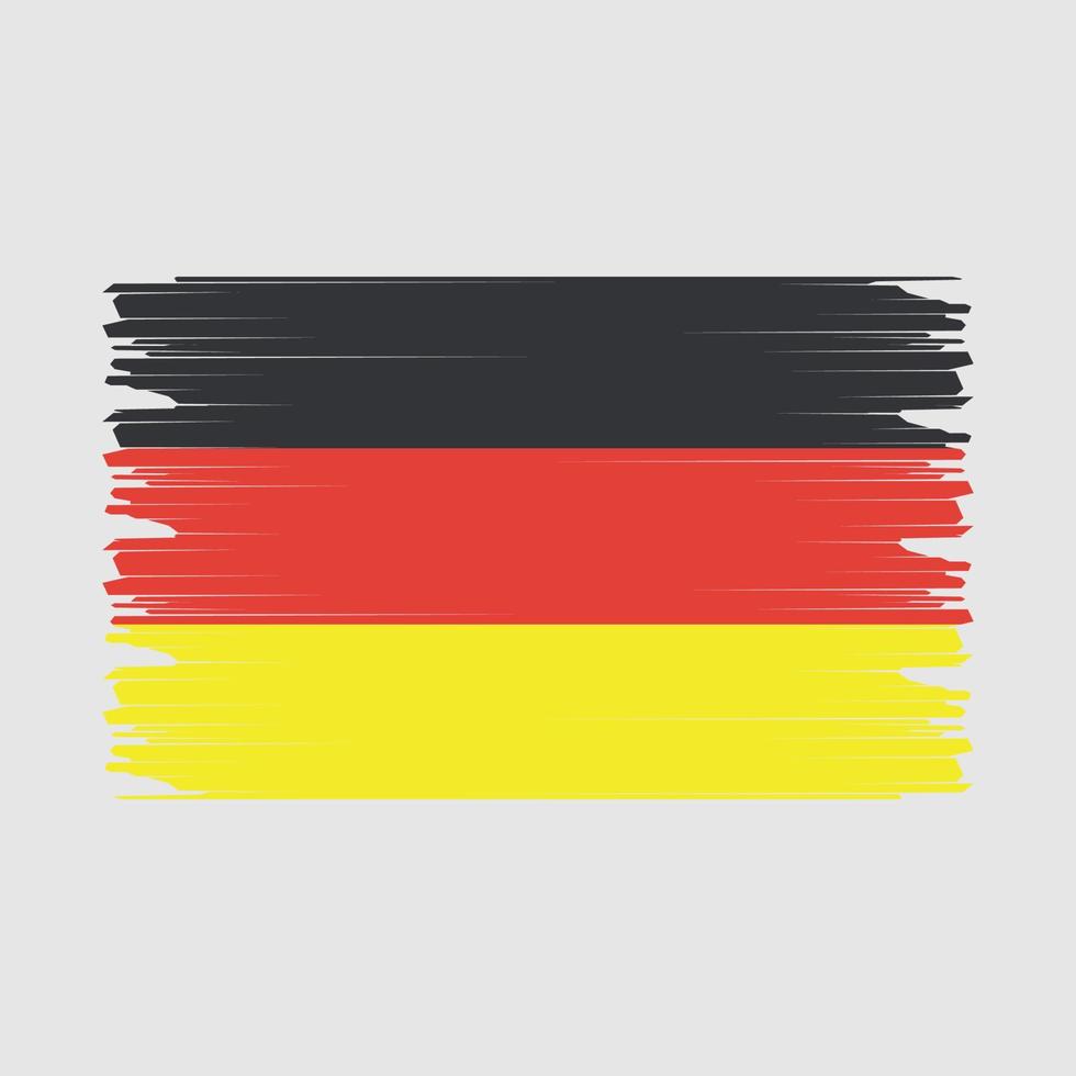 illustrazione della bandiera della germania vettore
