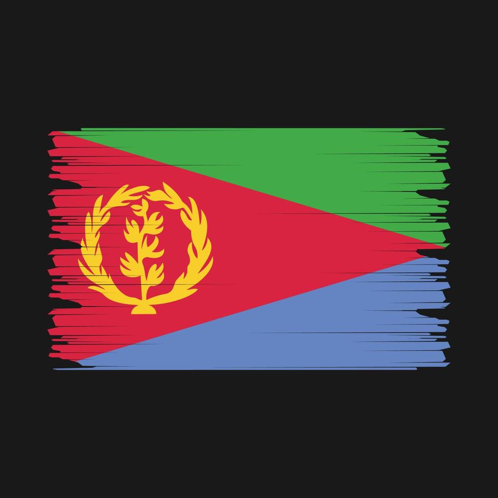 eritrea bandiera illustrazione vettore