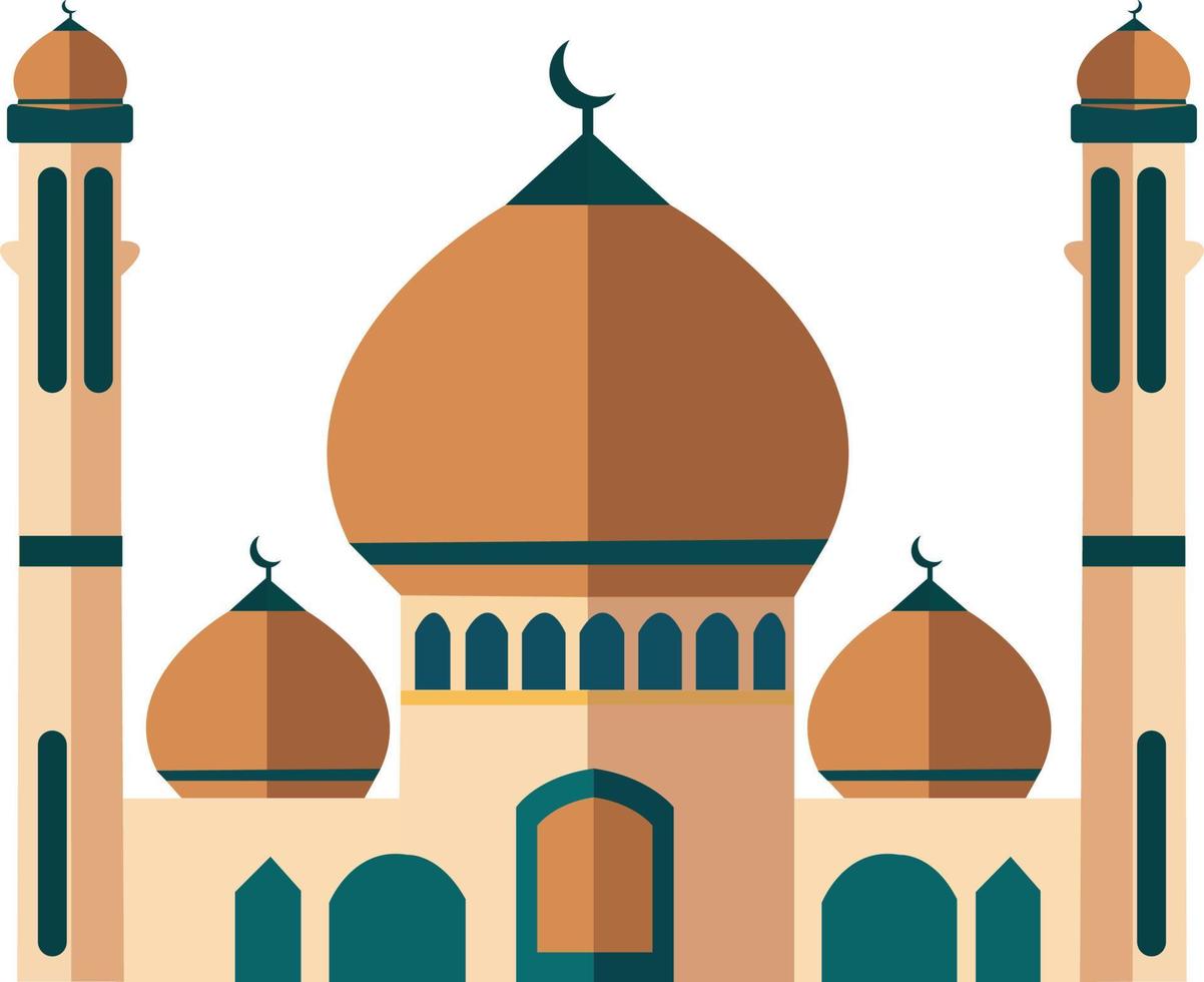 musulmano moschea icona vettore