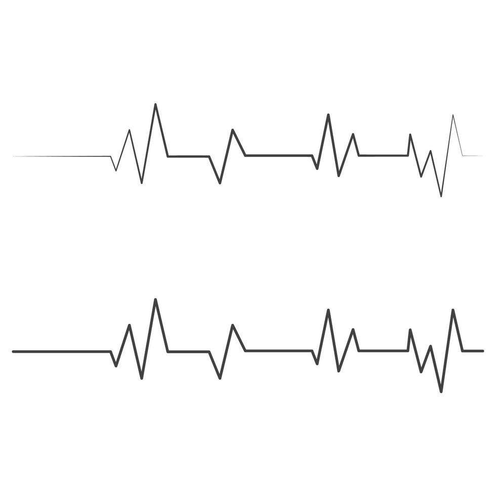 Salute medico battito cardiaco pulse vettore