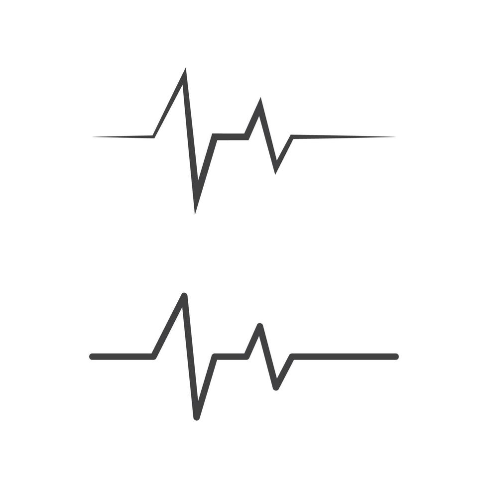 Salute medico battito cardiaco pulse vettore