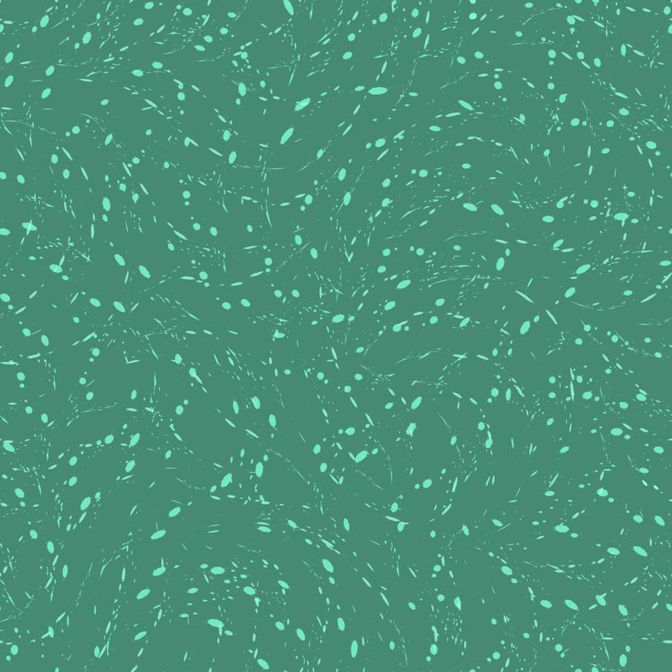 Vector seamless aqua menthe color pattern su uno sfondo turchese di gocce o schizzi rotondi.