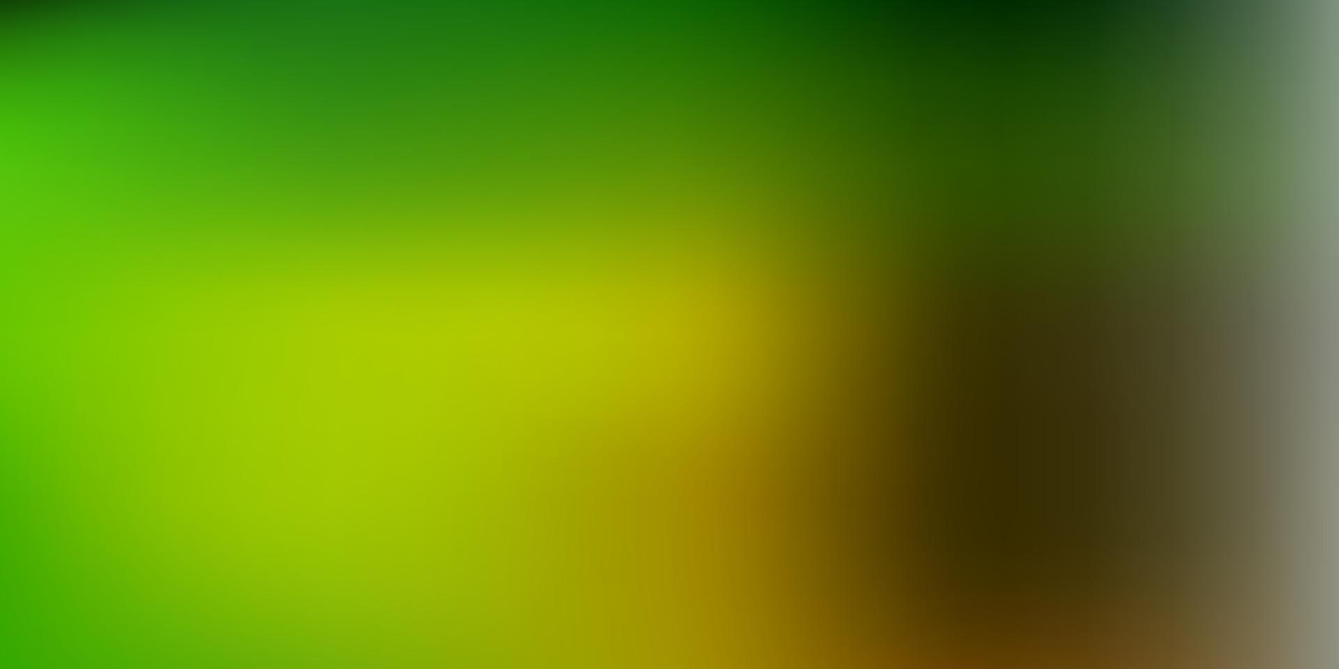 modello di sfocatura vettoriale verde scuro, giallo.