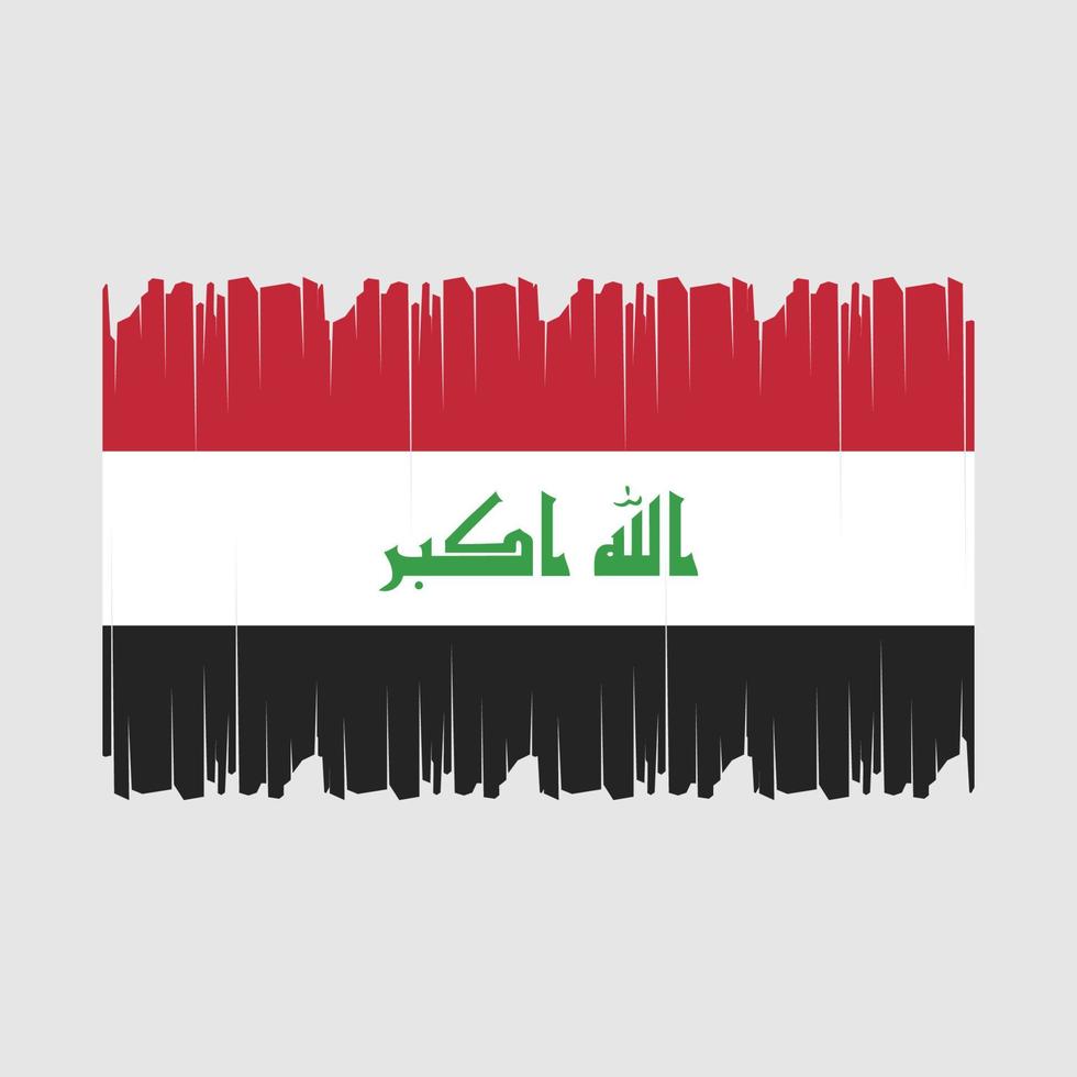 Iraq bandiera vettore illustrazione