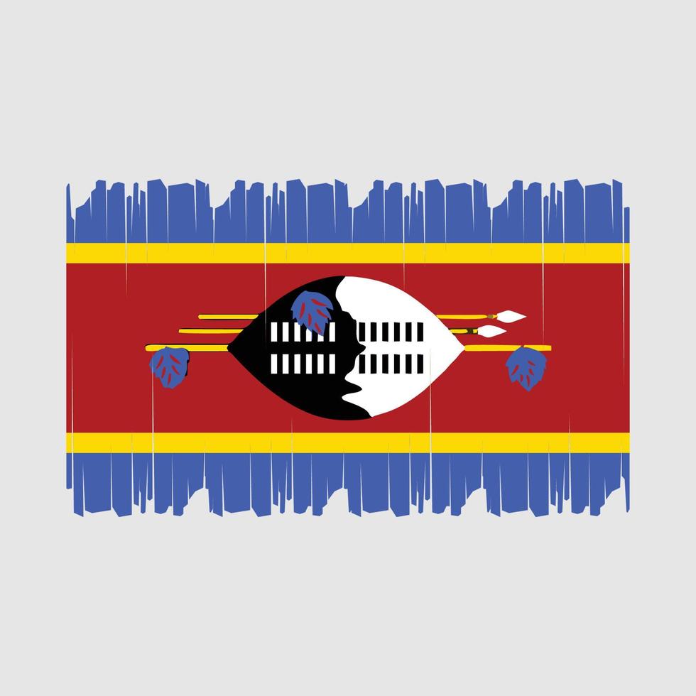 Swaziland bandiera vettore illustrazione