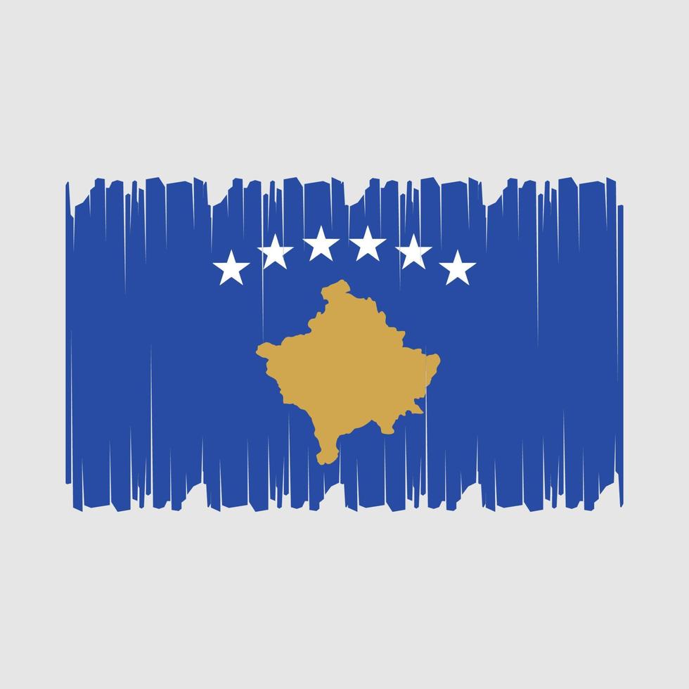 kosovo bandiera vettore illustrazione