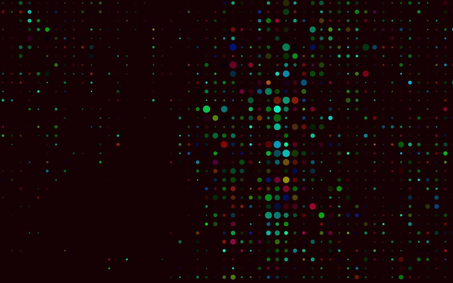 multicolore scuro, struttura vettoriale arcobaleno con dischi.