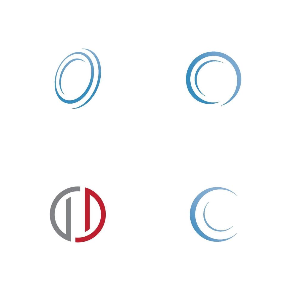 cerchio logo vettoriale e icona del design