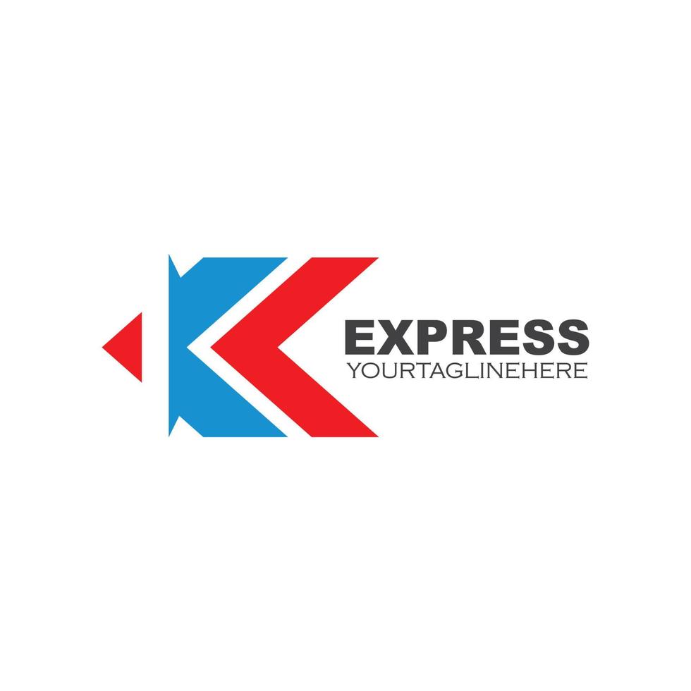 K lettera logo icona illustrazione vettore