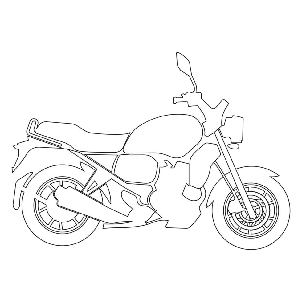 vettore icona moto