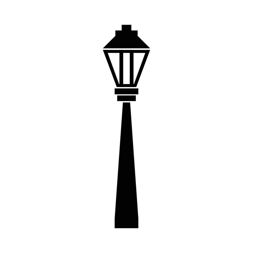 strada illuminazione lampada icona vettore