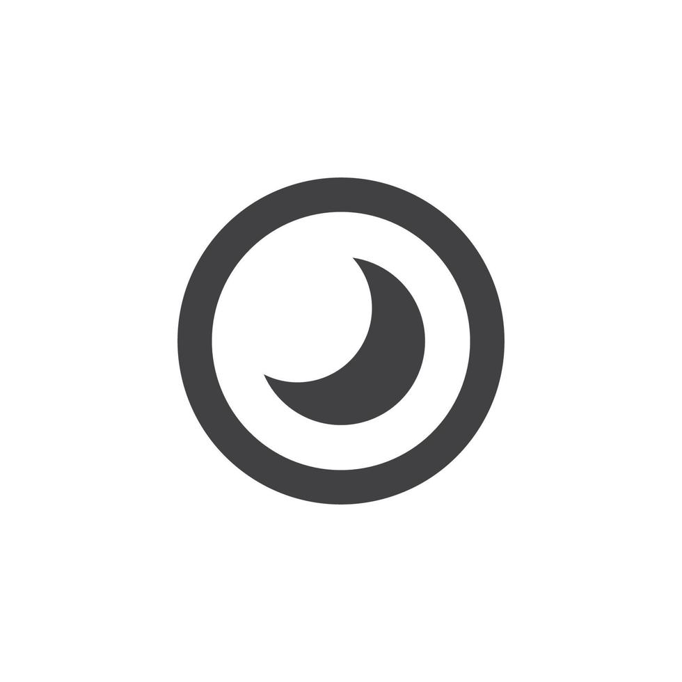 ottico occhio icona logo vettore modello illustrazione