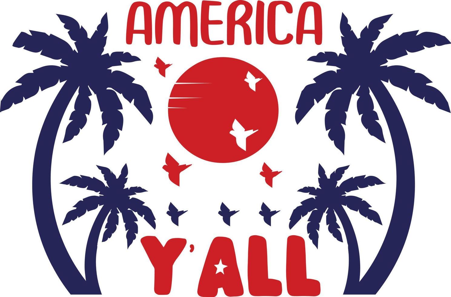 America 4 ° di luglio tipografia disegni per capi di abbigliamento e Accessori vettore