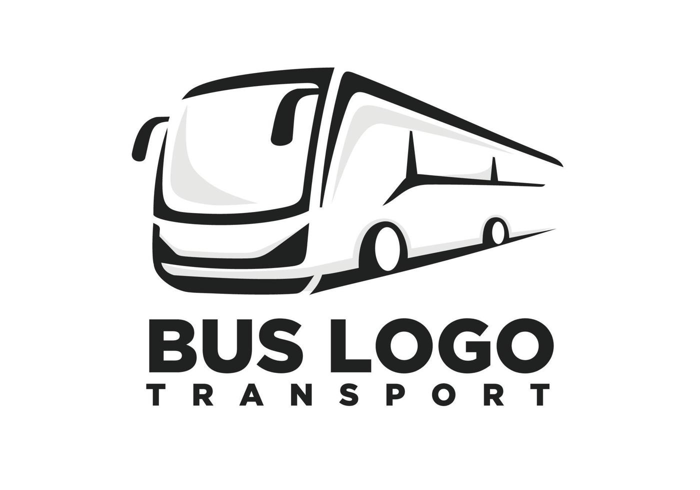autobus. viaggio autobus logo design vettore