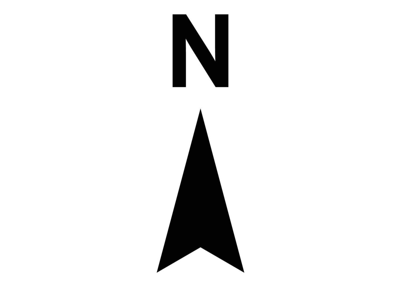 bussola icona logo design modello isolato illustrazione vettore
