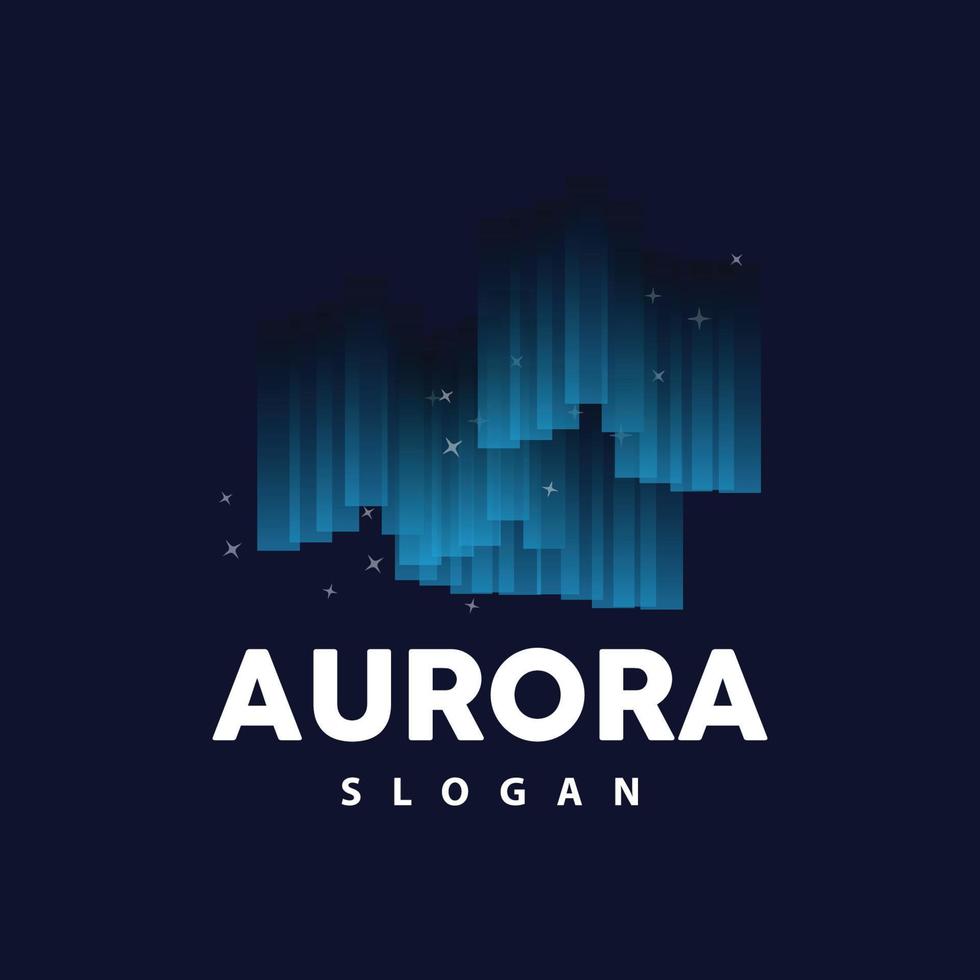 aurora logo, leggero onda vettore, natura paesaggio disegno, Prodotto marca modello illustrazione icona vettore