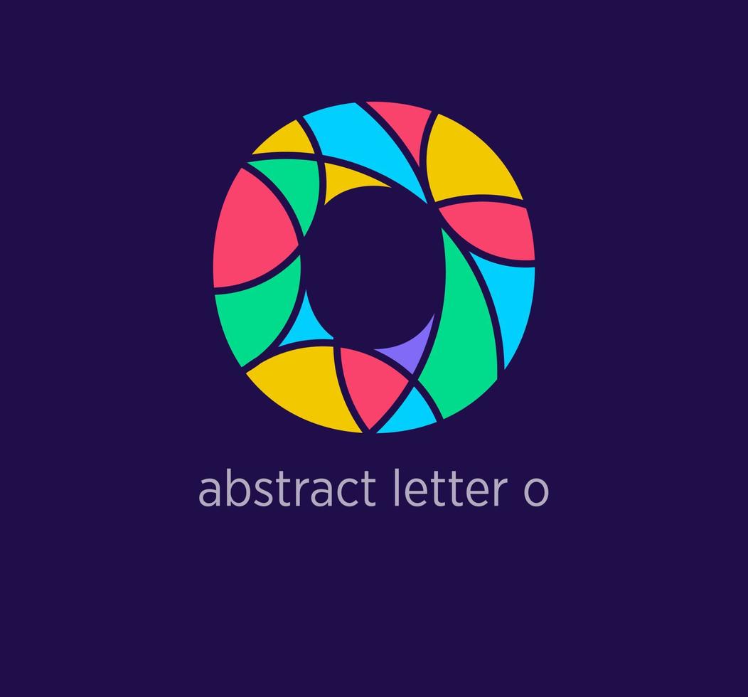 moderno astratto lettera o logo icona. unico mosaico design colore transizioni. colorato lettera o modello. vettore. vettore