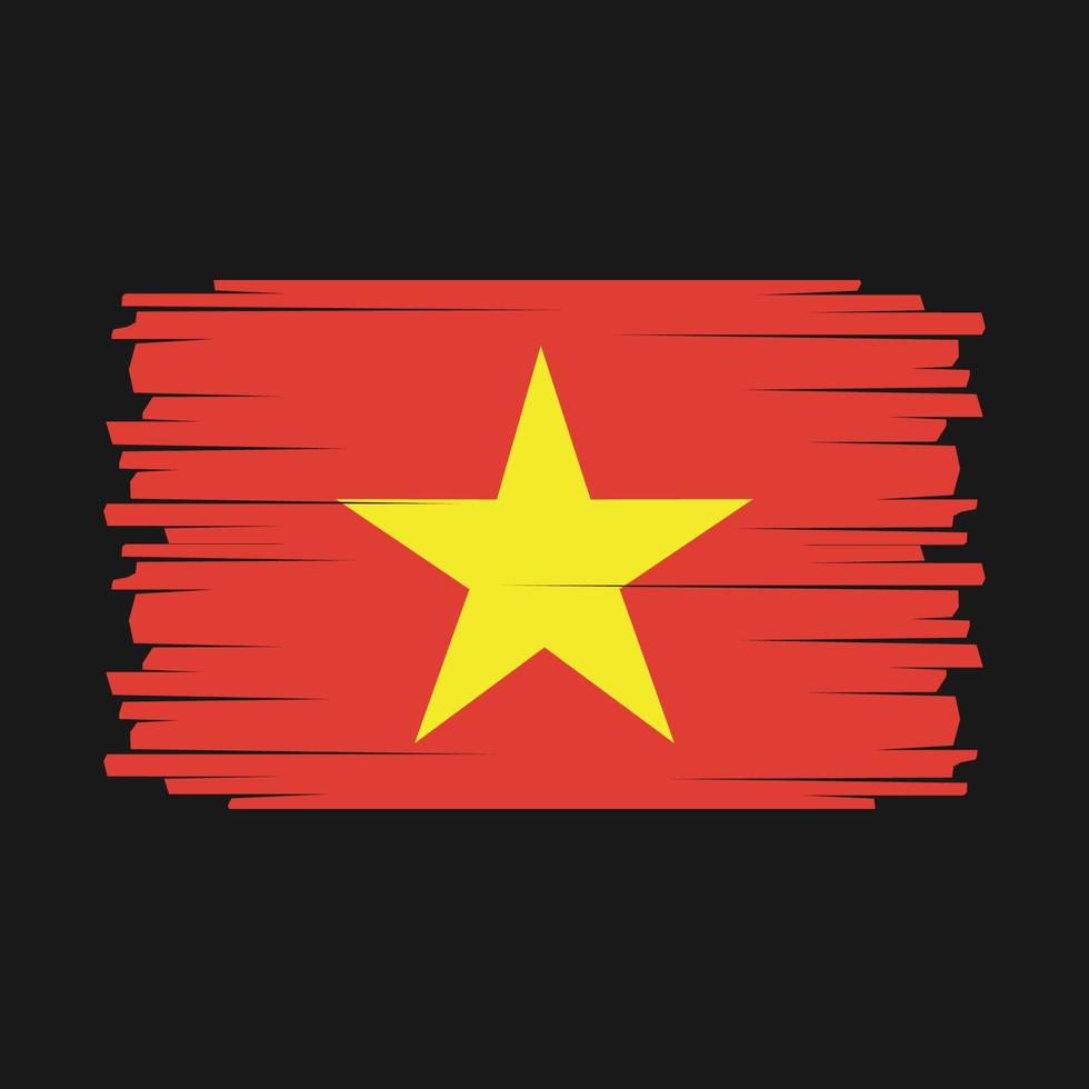vettore di bandiera del vietnam
