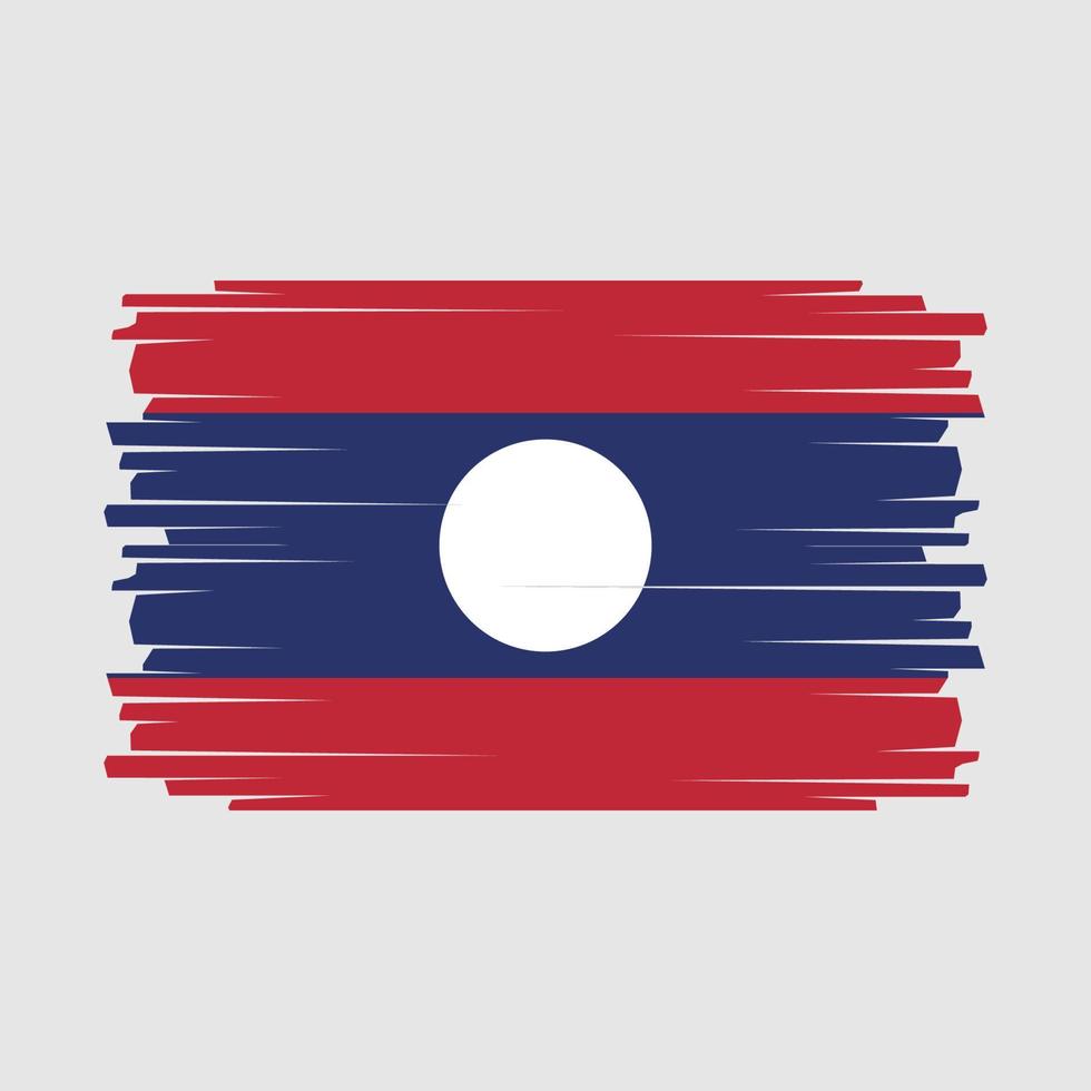 vettore di bandiera del laos