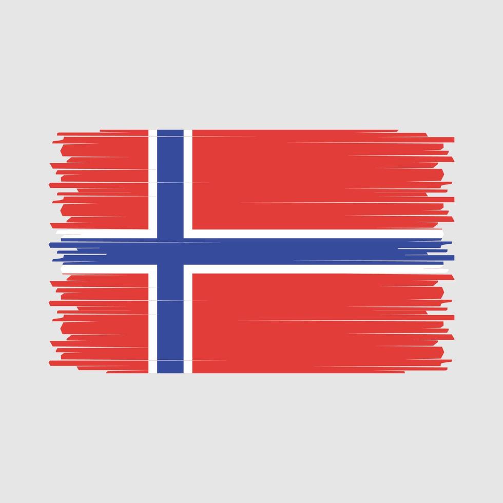 vettore di bandiera della norvegia