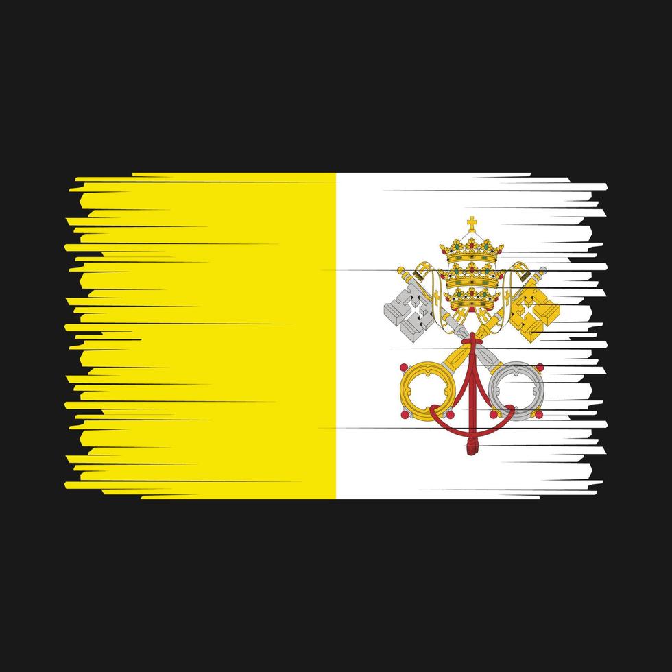 vettore bandiera vaticano