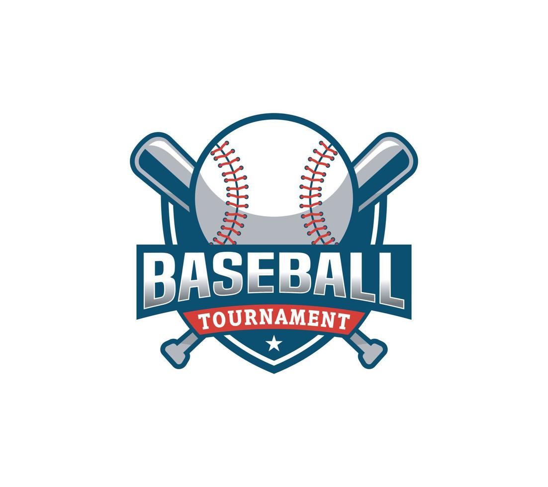 baseball gli sport logo design su bianca sfondo, vettore illustrazione.