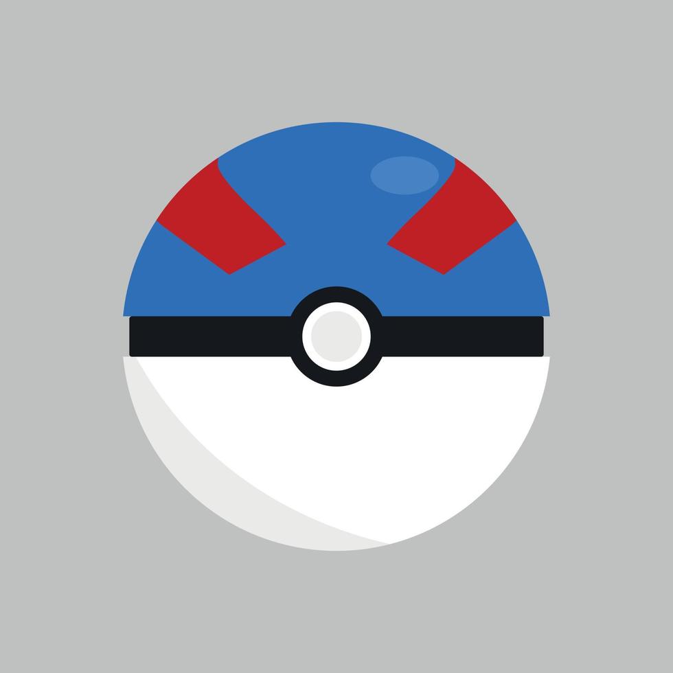 greatball icona. Pokemon vettore