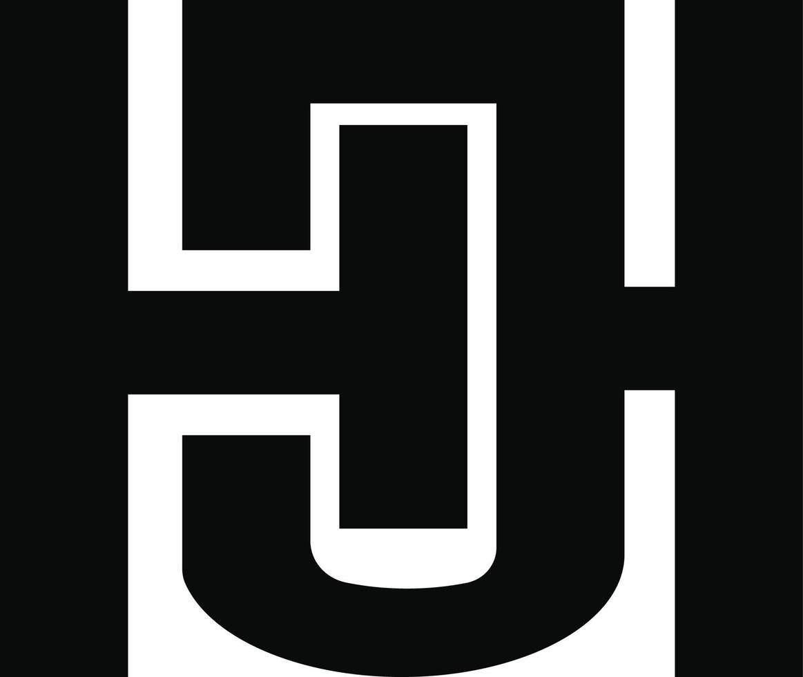 lettera hjh protettore logo vettore