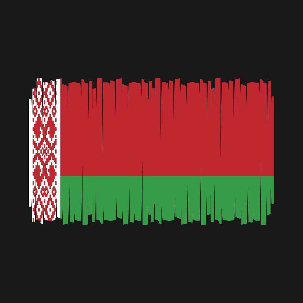 vettore di bandiera della bielorussia