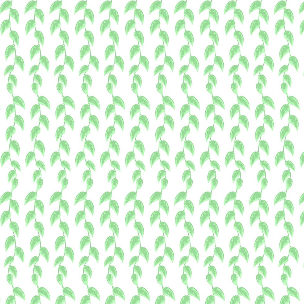 modello rami con verde le foglie. per tessuti, sfondo , parete carta, avvolgere, manifesto o striscione. vettore illustrazione