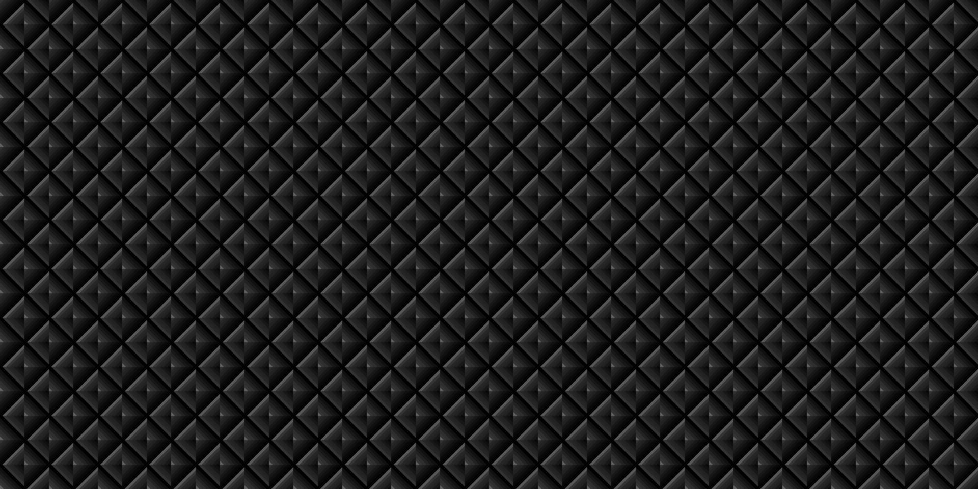 buio nero geometrico griglia carbonio fibra sfondo moderno buio astratto senza soluzione di continuità struttura vettore