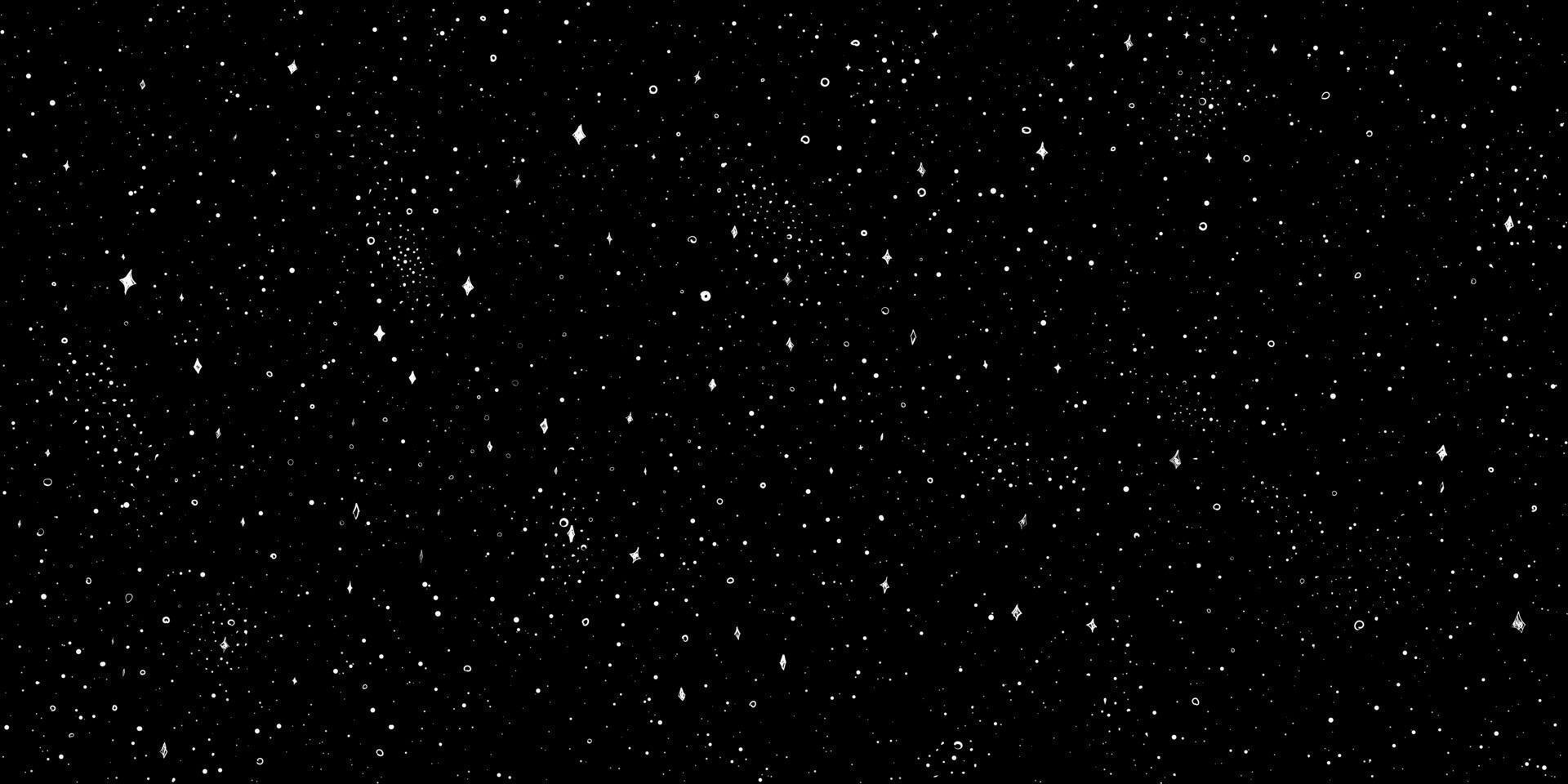 galassia con stelle spazio sfondo vettore