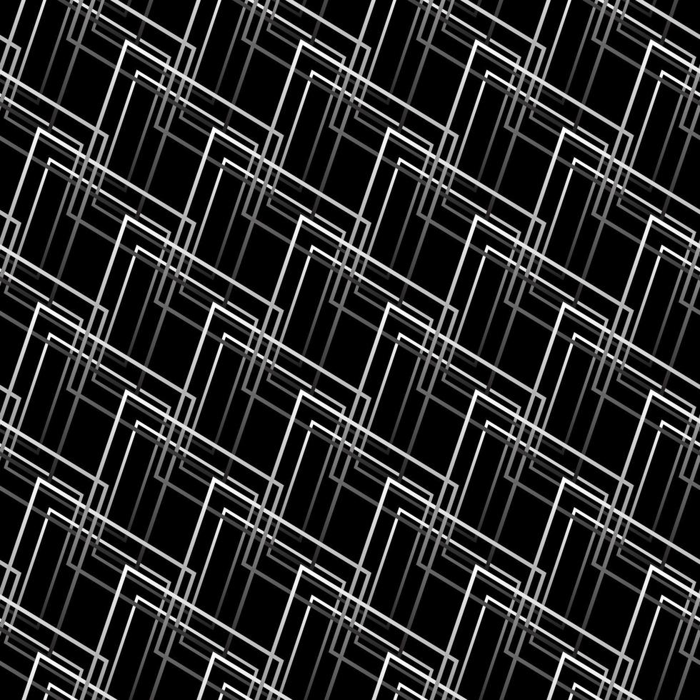 geometrico griglia sfondo moderno nero e bianca astratto struttura vettore