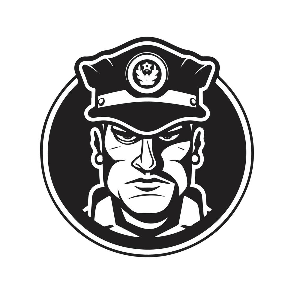 Polizia Stradale, vettore concetto digitale arte, mano disegnato illustrazione