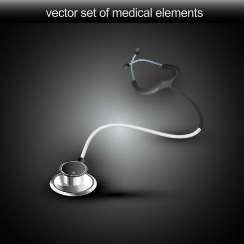 stetoscopio vettoriale