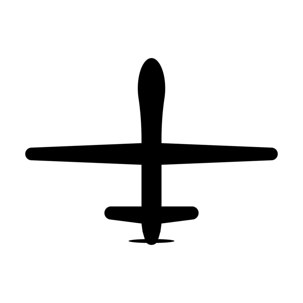 militare fuco icona vettore aereo per intelligenza e attacco per grafico disegno, logo, sito web, sociale media, mobile app, ui illustrazione