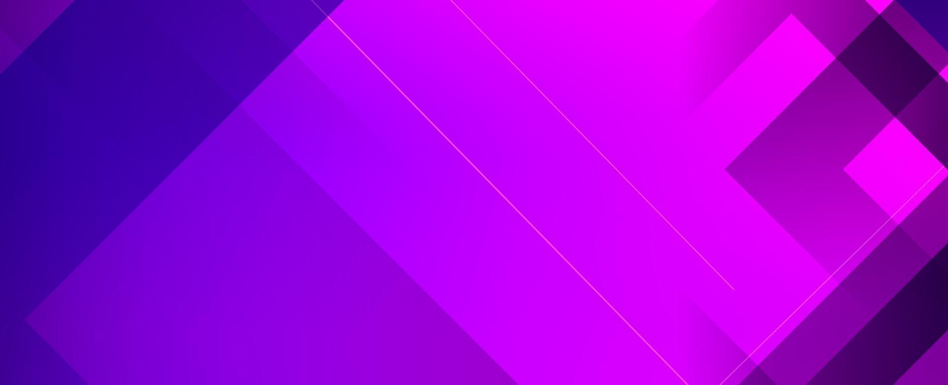 astratto geometrico viola moderno elegante liscio sfondo scuro banner vettore