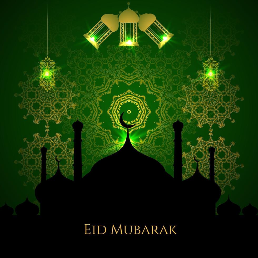 astratto santo elegante sfondo decorativo per il vettore di eid mubarak
